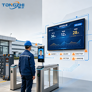 通芝科技厂区智能考勤与人员实时管理方案:刷脸+大屏+异常自动预警