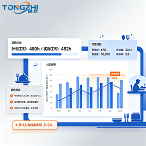 餐企如何通过排班考勤数据优化人效、降低用工成本？