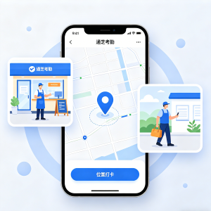 通芝科技发布“位置打卡”功能,百万级考勤管理经验赋能门店与外勤双场景