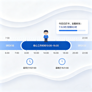 弹性班次功能:让员工灵活上下班,企业考勤更从容