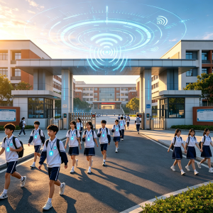 基于RFID双频技术的走读生校门考勤系统解决方案